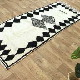 Handmade Wool Berber Runner Rug Custom Moroccan Rug - thumbnail 3