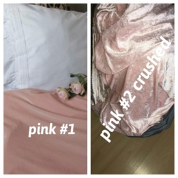 Pale Pink Velvet Duvet Cover - Shabby Chic Romantic Bedding - thumbnail 2