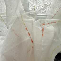 Custom Curtains Colours Stripe Net Sheer Voile Curtain For Bedroom Living Room - thumbnail 4