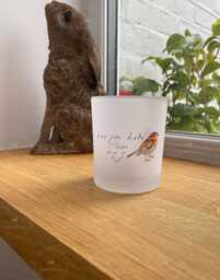 Actual Handwriting, Real Handwriting Keepsake, Personalised Candle Holder, Remembrance Present, Condolence