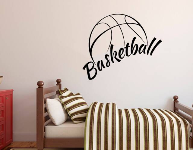 Custom Basketball Player Name Wall Decal Removable Sports Decor 2257 - image 1