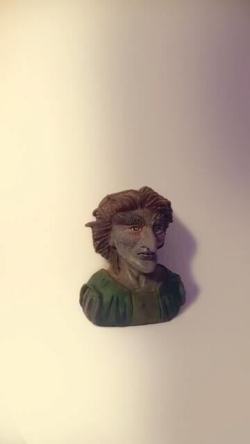 The Neverending Story - Nighthob-Vooshvazool. Handmade Polymer Clay Action Figure. Unique Collectible
