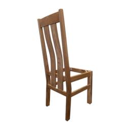 Grofurniture Solid Built Oak Dining Chair Teal Blue - thumbnail 4