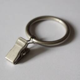 "Antique Silver Curtain Pole " - thumbnail 3