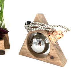 Desk Lamp, Scandinavian Wood Bedside Wooden Side Mood Light, Table Industrial Style - thumbnail 3