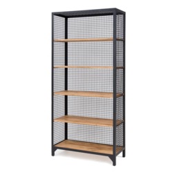 Clatri Shelf Bookcase Kitchen Black/Bookshelf Shelving Unit - thumbnail 3