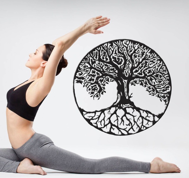 Tree Of Life Mandala Wall Decal Yoga Studio Decor Se028 - image 1