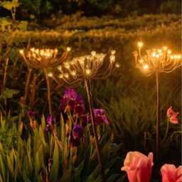 Wild Fennel Solar Branch Lights Garden Decor With 30 Led Flowers - thumbnail 4