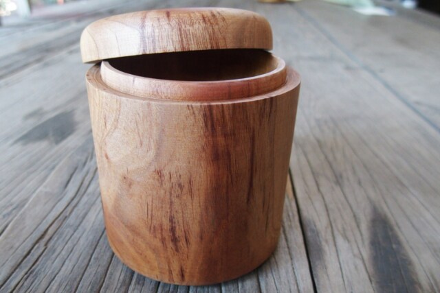 Wooden Box Accessories Natural Color Classic Plain Designed With Lid Cover Jar Unusual Boxes - image 1