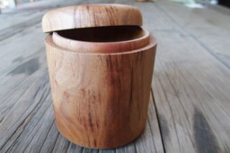 Wooden Box Accessories Natural Color Classic Plain Designed With Lid Cover Jar Unusual Boxes - thumbnail 1