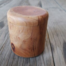 Wooden Box Accessories Natural Color Classic Plain Designed With Lid Cover Jar Unusual Boxes - thumbnail 2