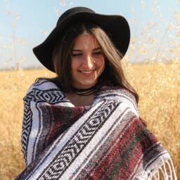 Mexican Blanket Falsa Yoga Soft Handwoven Throw Burgundy Red - thumbnail 3