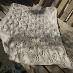 Lacy Blanket, Cot Blanket Baby Shower Gift, Room Accessories Gift For Nursery Hand Crafted - thumbnail 2