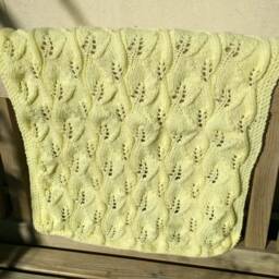 Lacy Blanket, Cot Blanket Baby Shower Gift, Room Accessories Gift For Nursery Hand Crafted - thumbnail 3