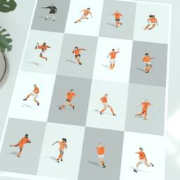 Netherlands Football Legends Print - Dutch Soccer Art - thumbnail 3