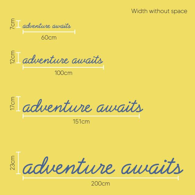 Adventure Awaits Wall Art Sign - Nursery & Bedroom Decor - image 1