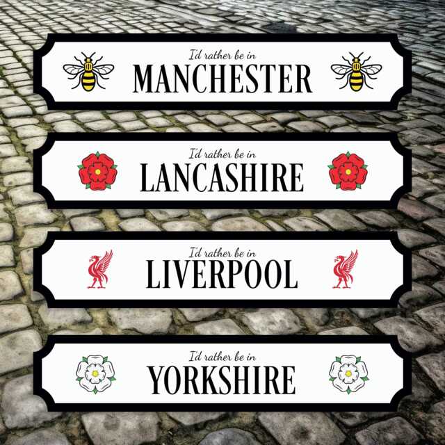 New York, London, UK City Sign Black & White Perspex Wall Art - image 1