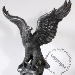 Eagle - Sculpture, Bronze Coated Figurine - thumbnail 2