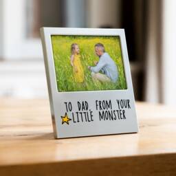 Little Monster Photo Frame - Picture Gift For Dad Fathers Day Birthday 003 - thumbnail 3