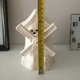 Ceramic Bisque Windmill - Ready To Paint Decor Diy Craft Kit Perfect For Art Projects & Gifts - thumbnail 4