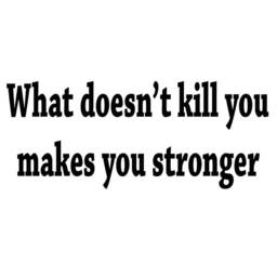 Vwaq What Doesn't Kill You Makes Stronger Decal Wall Quote Inspirational Sayings Vinyl Lettering Motivational Words Stickers - thumbnail 2
