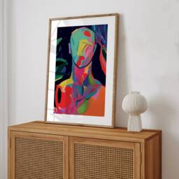 Impressionism Abstract Art Poster - Colorful 80S Home Decor Painting Print - thumbnail 2