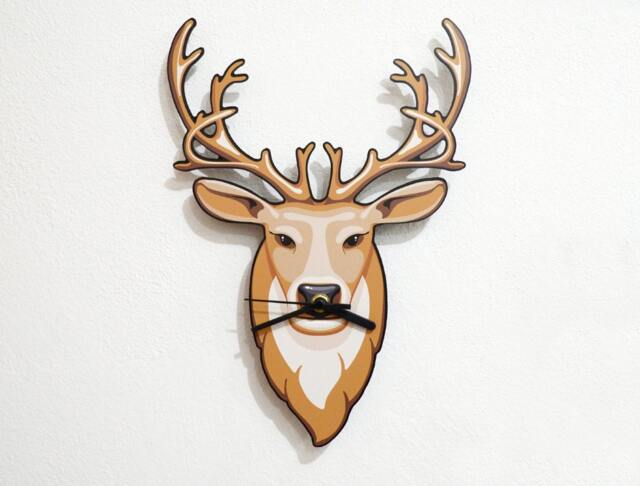 Brown Deer - Wall Clock - image 1