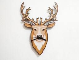 Brown Deer - Wall Clock - thumbnail 1