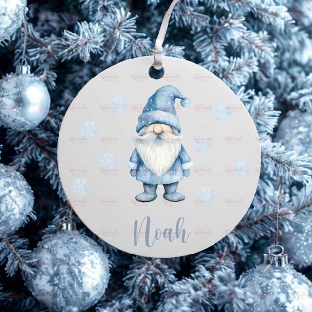 Personalised Kids Christmas Decoration - Grandson Nephew Gift Custom Bauble For Boys Stocking Filler Eve Box