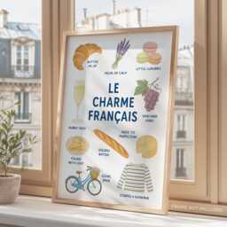 France Travel Print, French Wall Kitchen Art, Gallery Poster, Postcard, Decor, Housewarming Gift - thumbnail 2