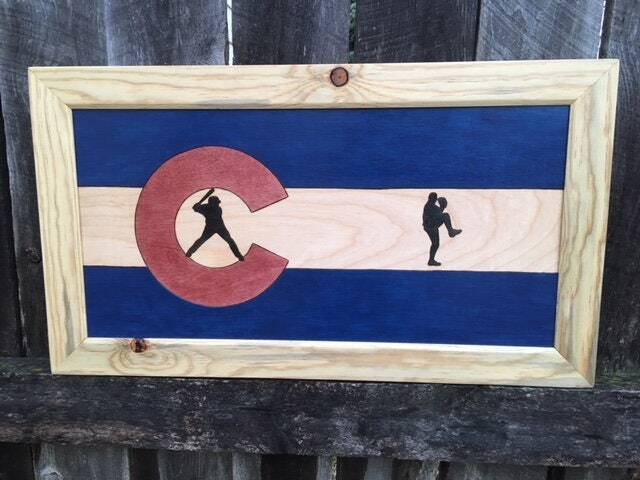 Colorado Flag Baseball Players