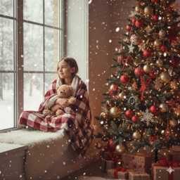 Christmas Throw Blanket, Holiday Decor Gift For Home & Family Cozy Fleece Throw, Family, Unique Design - thumbnail 4
