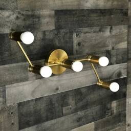 Voeux 5 Light Modern Industrial Vanity Hallway Bathroom Sconce - thumbnail 2