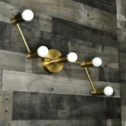 Voeux 5 Light Modern Industrial Vanity Hallway Bathroom Sconce - thumbnail 3