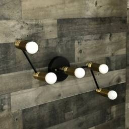 Voeux 5 Light Modern Industrial Vanity Hallway Bathroom Sconce - thumbnail 4