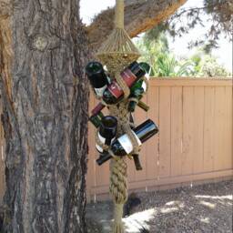 Macrame Wine Rack - thumbnail 2