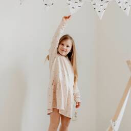 Mountain & Rabbits Bunting Banner/Fabric Flags Flag Kids Decor Wall Hanging Garland - thumbnail 3