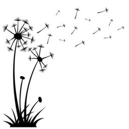 Dandelions Blowing in The Wind, Vinyl Wall Art, Decal - thumbnail 2