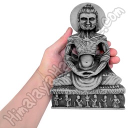 Fasting Buddha Of Lahore Resin Statue Sculpture Figure Buddhist Murti Starving - thumbnail 3