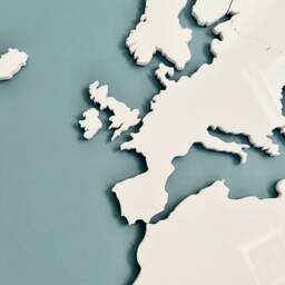 White Acrylic World Map Wall Art Engraved Landmasses - thumbnail 4