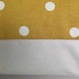 2 X Prestigious Textiles Full Stop Dotty Spotty Ochre Mustard Cushion Covers - thumbnail 2