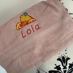 Duck Towel - Personalised Face Cloth/Hand Bath = Embroidered - thumbnail 2