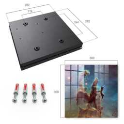 Cosmic Vision Wall Mounted Key Cabinet, Blue Box For Wall, Surrealistic Cosmos, Space Lovers - thumbnail 4