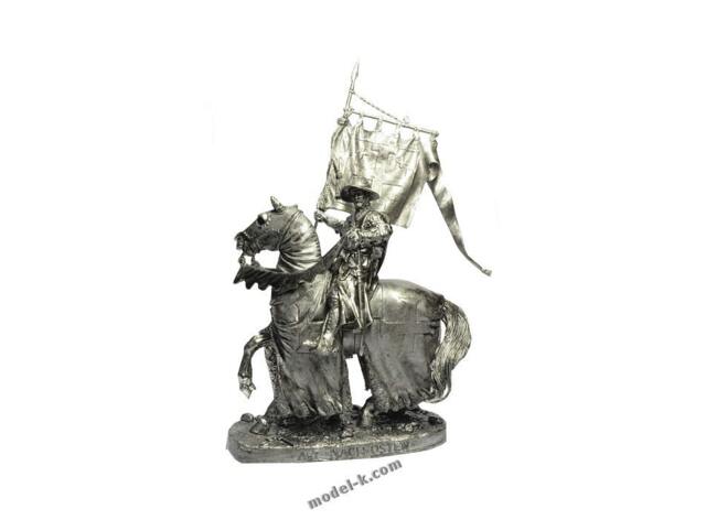 Tin Metal Figure Knight Of Templars 1/32 Scale