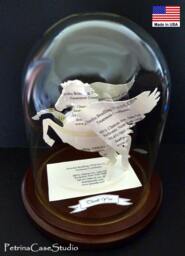 Pegasus, Horse Or Unicorn Business Card Sculpture -Any Theme, Hobby, Sport Profession - thumbnail 1