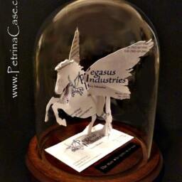 Pegasus, Horse Or Unicorn Business Card Sculpture -Any Theme, Hobby, Sport Profession - thumbnail 2