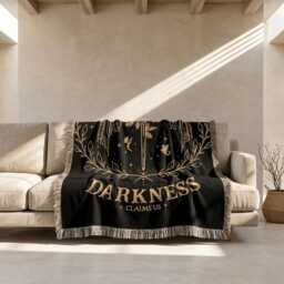The Thirteen Woven Blanket, Throne Of Glass Throw, We Are Throw From Now Until Darkness Claims Us Decor - thumbnail 3