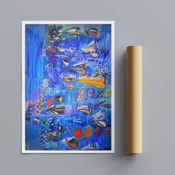 Raoul Dufy Regatta At Cowes Print - Sailing Wall Art - thumbnail 3