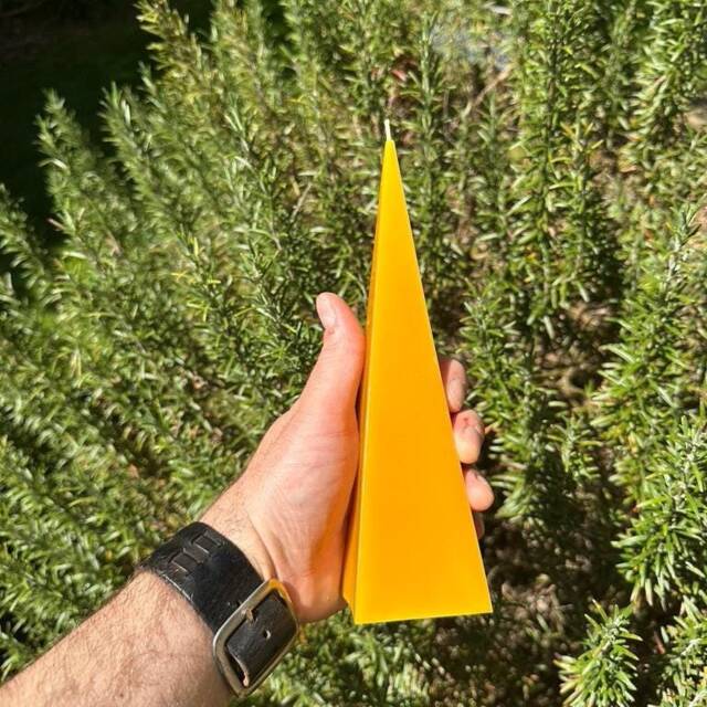 Obelisk Beeswax Candle 100% Pure, Hand Poured Altar Candle - image 1