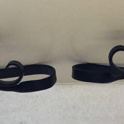 Scrolled Holdbacks Curtains Tie Backs Set Iron Hand Forged - thumbnail 3